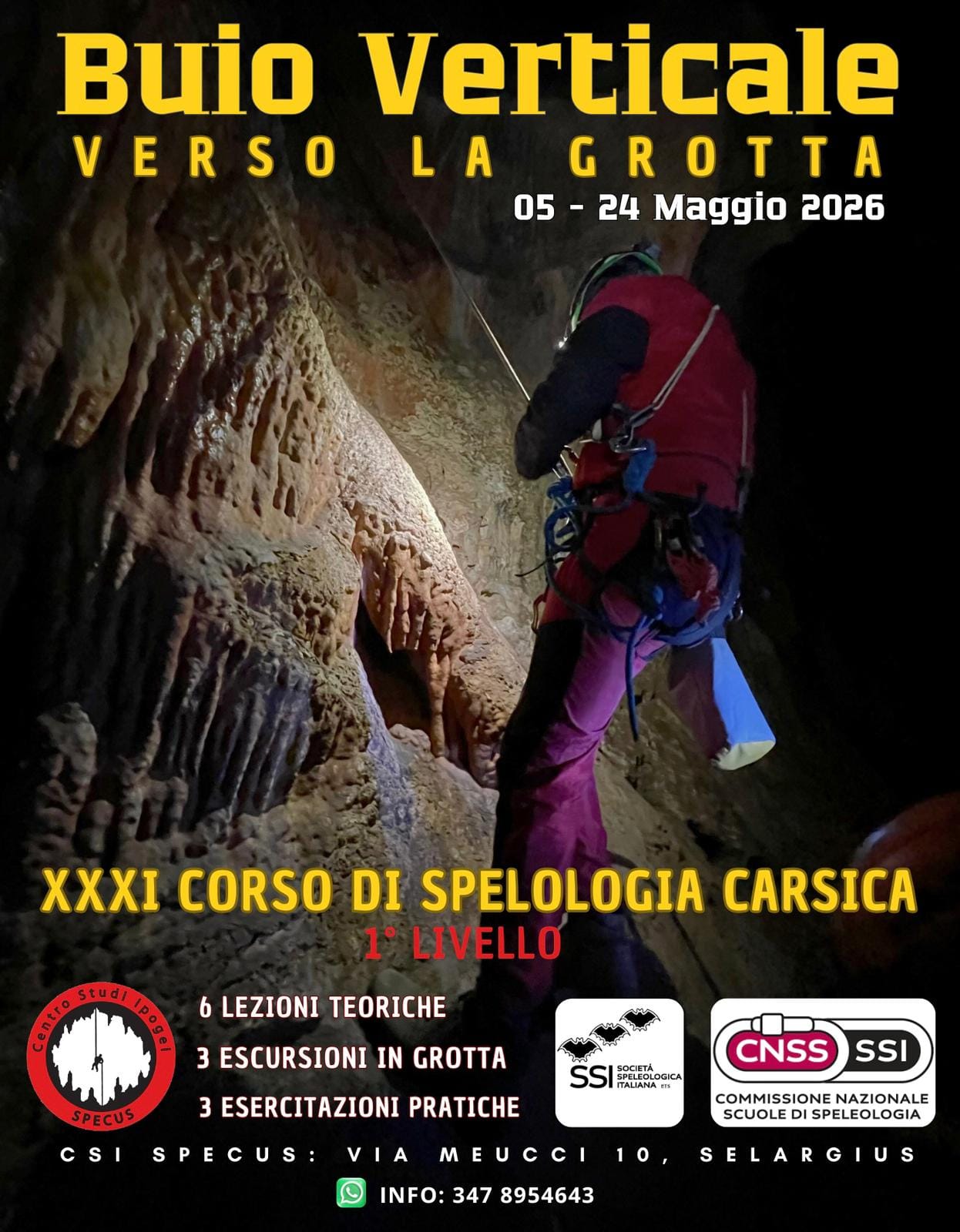 31° corso di speleologia