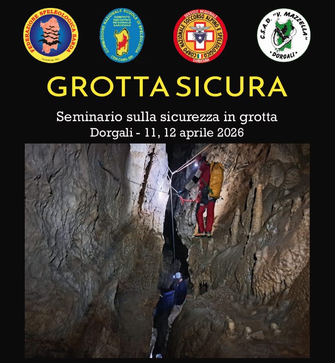 Seminario Grotta sicura - Dorgali 11-12 Aprile